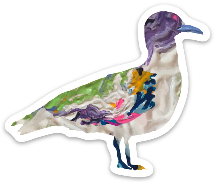 Cape Cod Chokers - Sticker Colorful Seagul