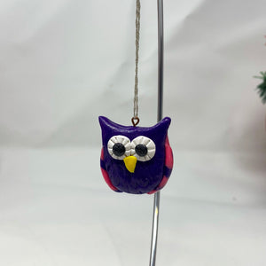 Bad Apple Owl Ornaments