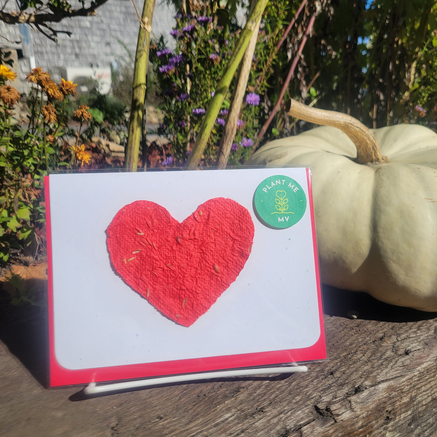 wildflower seed hearts MV Wildflower Seed Paper Cards – Martha's Vineyard Made