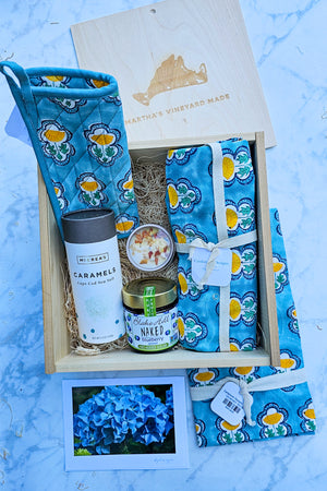 Gourmet Kitchen Gift Box - Blue & Yellow