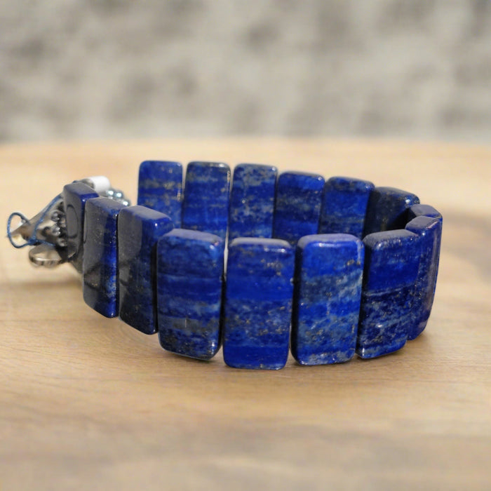 Lapis Lazuli Tile Bracelet