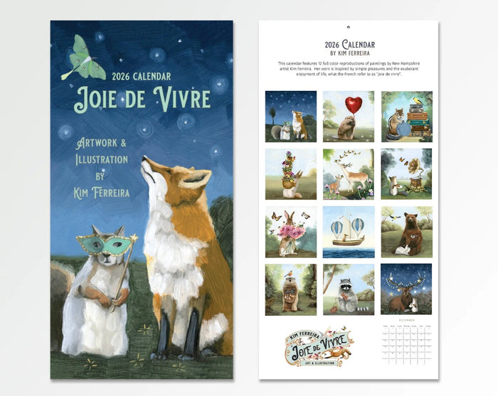 Kim Ferreira 2026 Wall Calendar