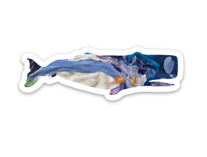 Cape Cod Chokers - Colorful Abstract Whale