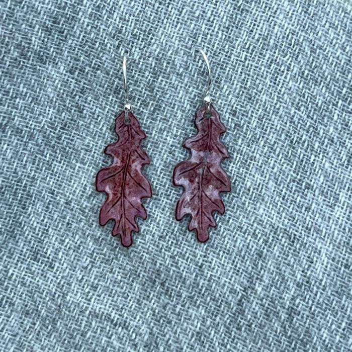 Austin Design Long Leaf Earrings