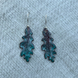 Austin Design Long Leaf Earrings