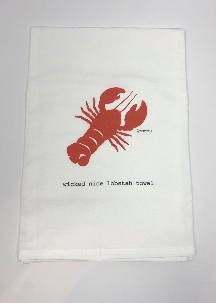 Wicked Nice Lobstah Towel Flour Sack Towel