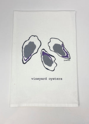Vineyard Oysters Flour Sack Towel