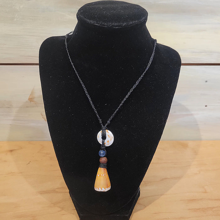 Cone Shell and Puka Necklace