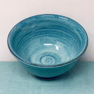 Handmade on Martha's Vineyard by SRS Gruden Pottery and perfect for pasta and noodles. Featuring a beautiful island-inspired ocean colored glaze.