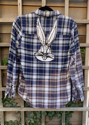 Embelished Bugs Bunny Long Sleeve Shirt